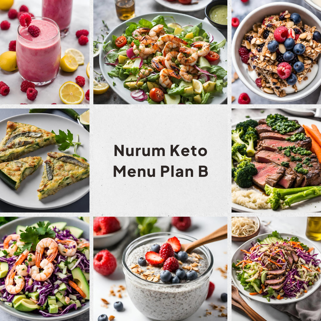 Nurum X Food Folk Keto Menu Plan B